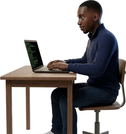 avatar pose: terminal